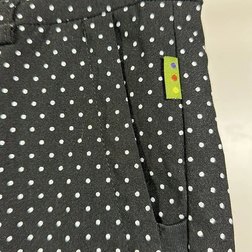 SWING CONTROL Women’s 10” Polka Dot Golf Shorts Black/White Size 4